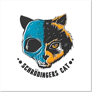 schrödingers cat Posters and Art